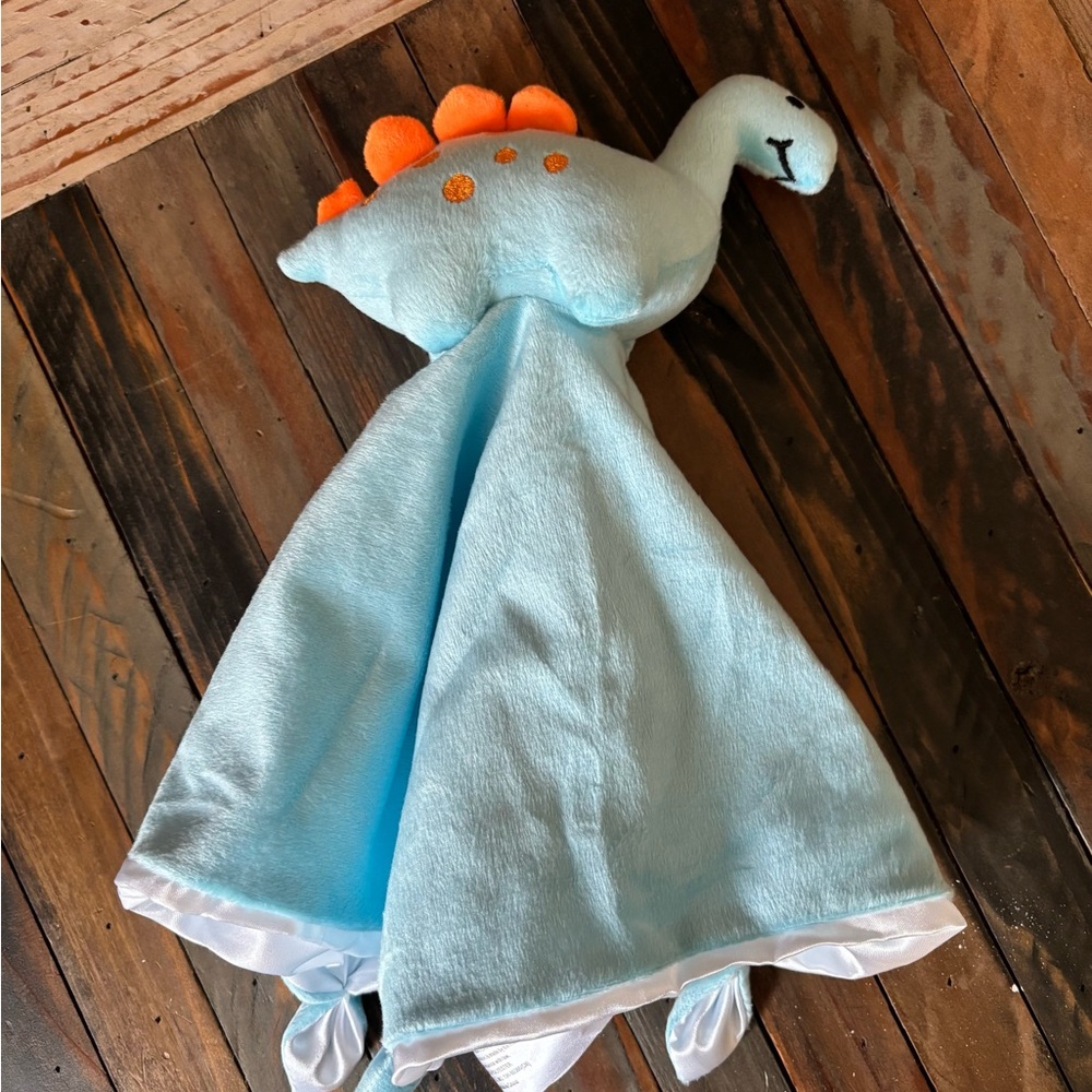 🔹Blue Pro Gleem Dinosaur Lovey Blanket Soft Security Blankie